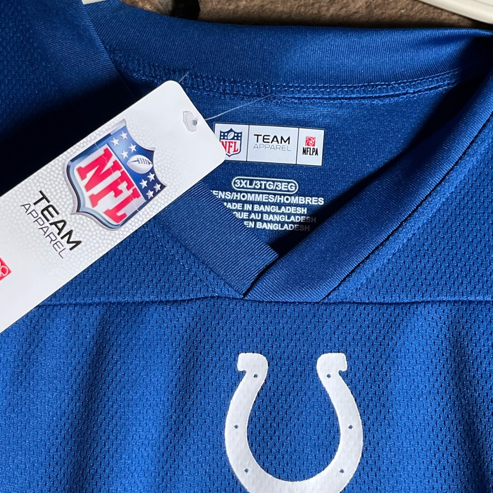 NEW NFL CARSON WENTZ FOOTBALL JERSEY 3X MEN’S INDIANAPOLIS COLTS 2 LA RAMS - Picture 3 of 6